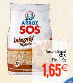 Plenus Supermercados Arroz Integral Sos oferta