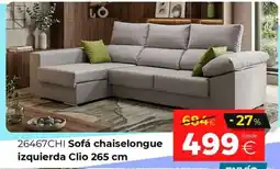 Ahorro Total Clio Sofá chaiselongue izquierda 265 cm oferta