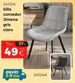Ahorro Total Jimena silla comedor gris claro oferta
