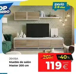 Ahorro Total Top Dorro Mueble de salón Master 200 cm oferta