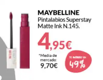 PrimaPrix Maybelline Pintalabios Superstay Matte Ink N.145 oferta