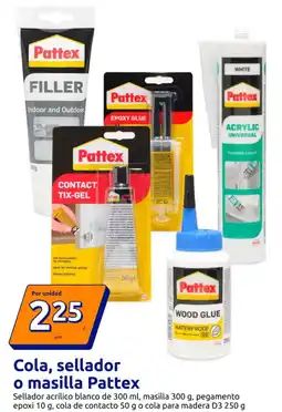 Action Pattex cola, sellador o masilla oferta