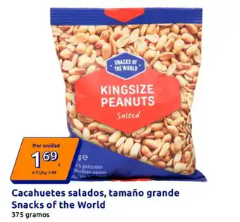 Snacks of the World kingsize peanuts salted