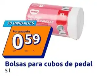 Dumii bolsas para cubos de pedal