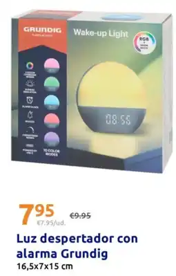Action Grundig luz despertador con alarma oferta