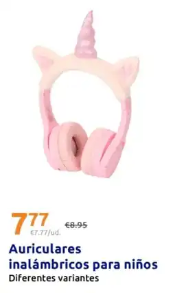 Action Auriculares inalámbricos para niños oferta