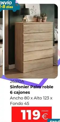 Ahorro Total Sinfonier Palm roble oferta