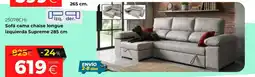 Ahorro Total Sofá cama chaise longue izquierda Supreme oferta
