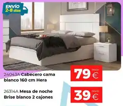 Ahorro Total Hera cabecero cama blanco 160 cm oferta