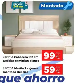 Ahorro Total Delicias cabecero 162 cm oferta