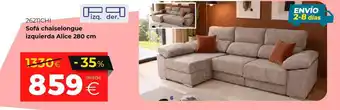 Alice sofá chaiselongue izquierda