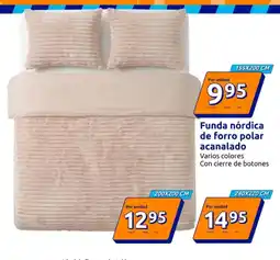 Action Funda nórdica de forro polar acanalado oferta