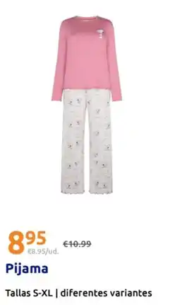 Action Pijama oferta