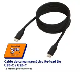 Action Cable de carga magnético Re-load De USB-C a USB-C oferta