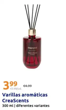 Action CreaScents varillas aromáticas oferta