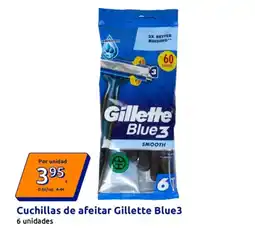 Action Gillette Blue3 oferta