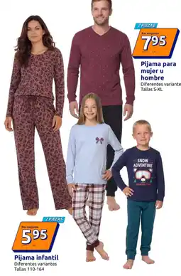 Action Pijama para mujer u hombre oferta