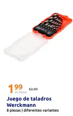 Action Werckmann juego de taladros oferta