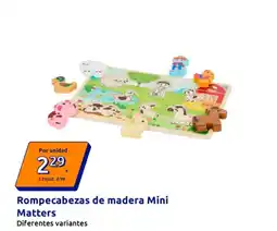 Action Mini Matters Rompecabezas de madera oferta