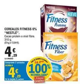 E.Leclerc Nestlé - cereales fitness 0% oferta