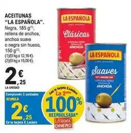 E.Leclerc La española - aceitunas oferta
