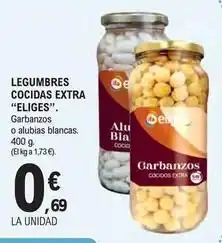 E.Leclerc Eliges - legumbres cocidas extra oferta
