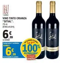 E.Leclerc Sitial - vino tinto crianza oferta