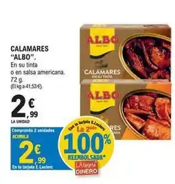 E.Leclerc Albo - calamares oferta