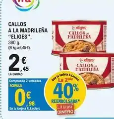 E.Leclerc Eliges - callos a la madrilena oferta