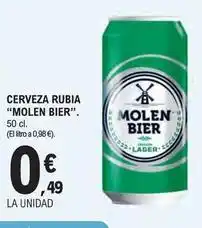 E.Leclerc Molen bier - cerveza rubia oferta
