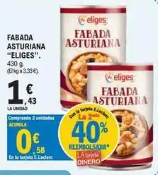 E.Leclerc Eliges - fabada asturiana oferta