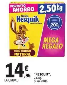E.Leclerc Nestlé - nesquik oferta
