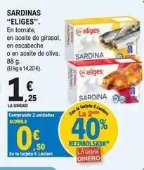 E.Leclerc Eliges - sardinas oferta