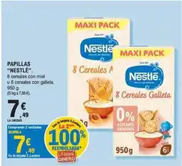 E.Leclerc Nestlé - papillas oferta