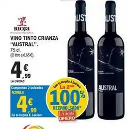 E.Leclerc Austral - vino tinto crianza oferta