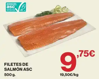 Filetes de salmón asc