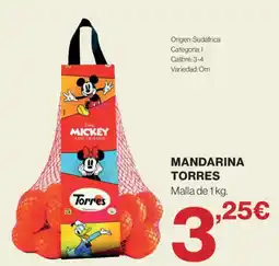 El Corte Inglés Mandarina Torres oferta