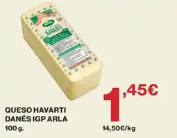 El Corte Inglés Arla queso havarti danés igp oferta