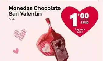 AhorraMas Monedas Chocolate San Valentín oferta