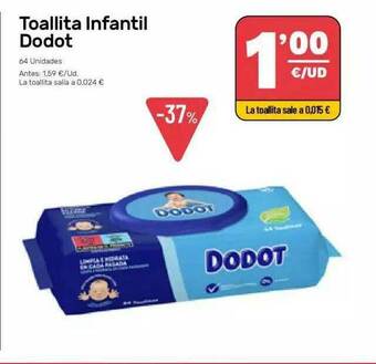 AhorraMas Toallita Infantil Dodot oferta