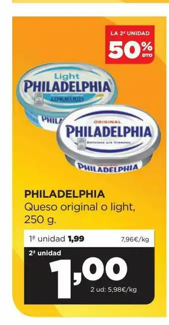 Alimerka Philadelphia Queso Original O Light oferta