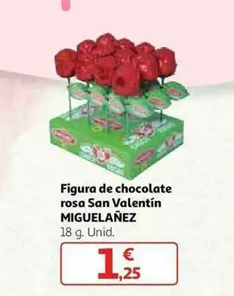 Alcampo Figura De Chocolate Rosa San Valentín Miguelañez oferta