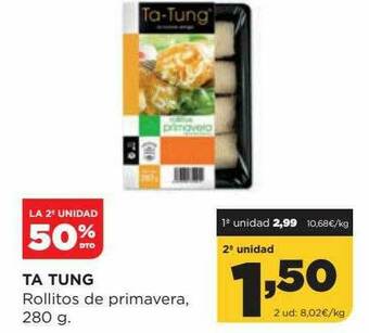 Alimerka Ta Tung Rollitos De Primavera oferta