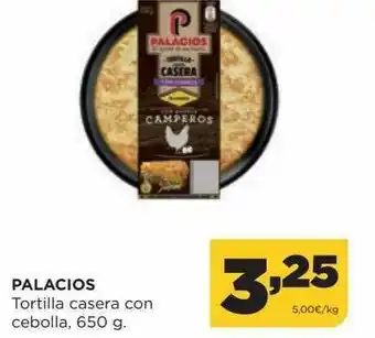 Alimerka Palacios Tortilla Casera oferta