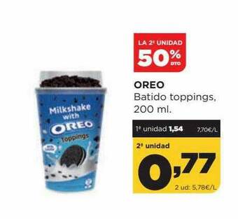 Alimerka Oreo Batido Toppings oferta