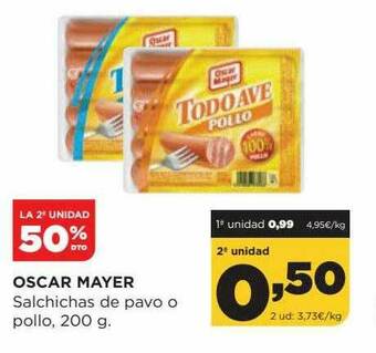 Alimerka Oscar Mayer Salchichas De Pavo O Pollo oferta