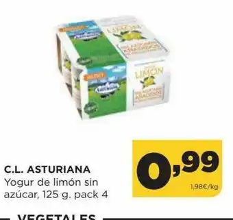Alimerka C.l. Asturiana Yogur De Limón Sin Azúcar oferta