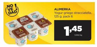 Alimerka Alimerka Yogur Griego Stracciatella oferta