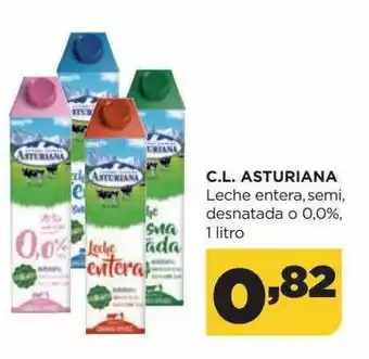 Alimerka C.l. Asturiana Leche Entera, Semi, Desnatada O 0.0% oferta