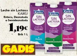 Gadis Kaiku leche sin lactosa oferta